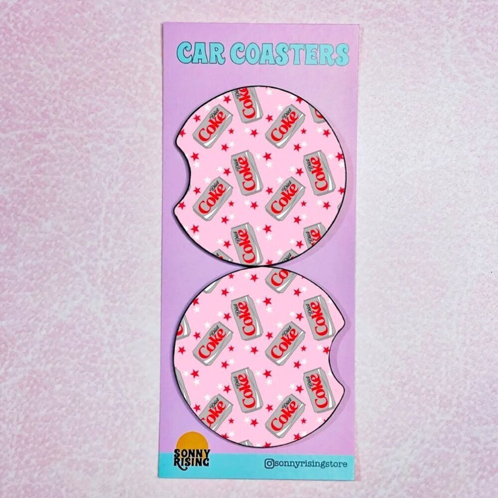 DIET COKE CAR COASTERS